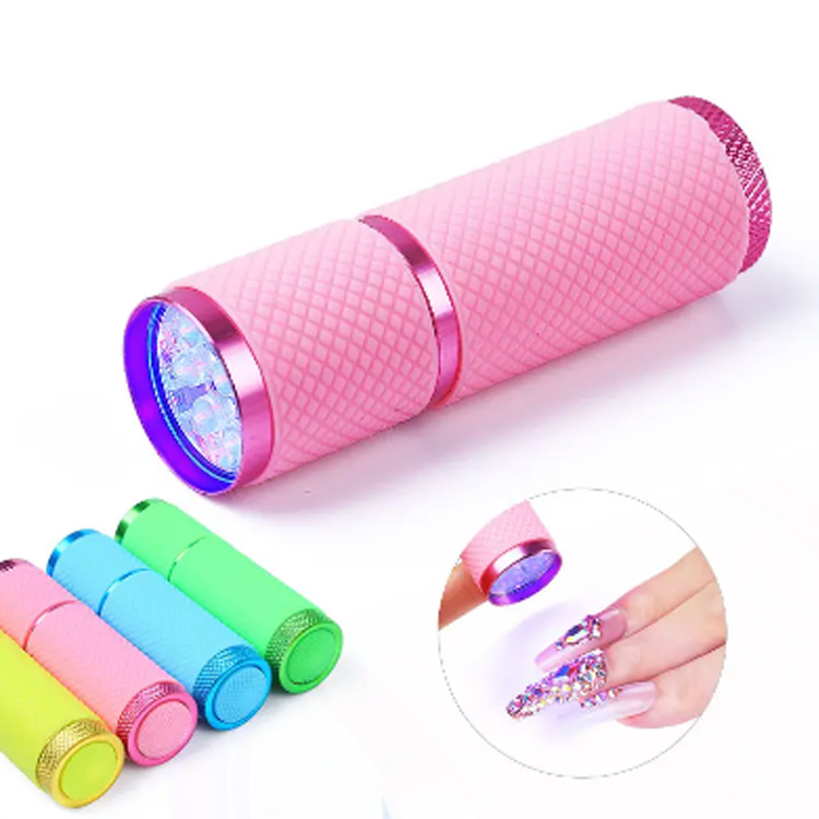 2024 gel müalicə cilalı sürətli quruducu 9 LED UV mini dırnaq lampası