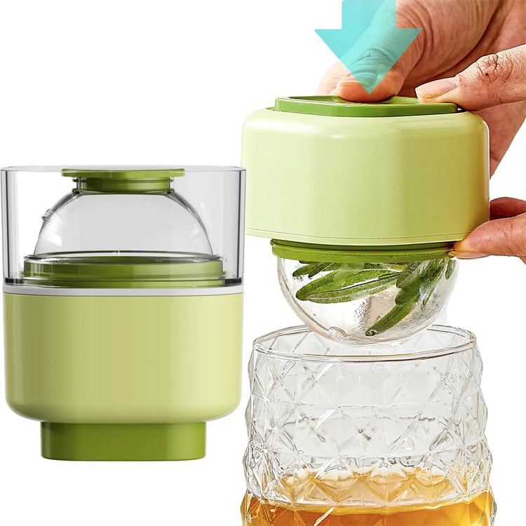 3D Ice Ball Cube Maker Silikon Buz Ball Formalı Mətbuat Kalıb