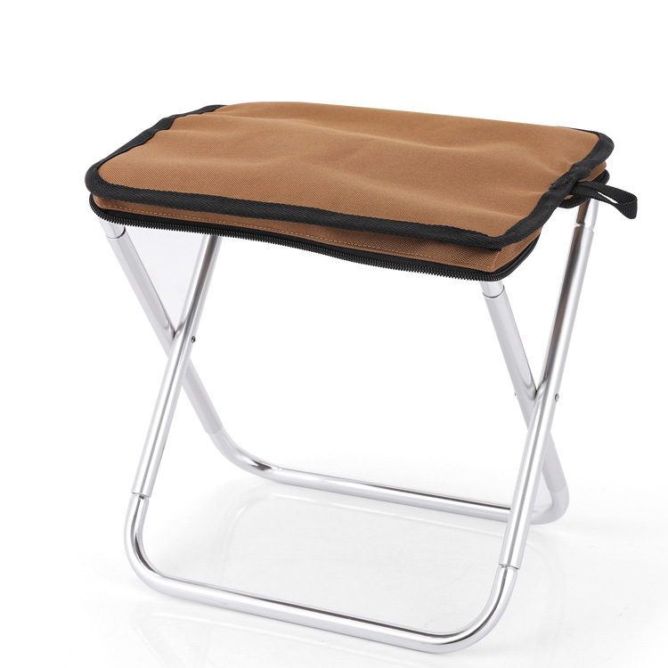 Alüminium alümport alaydaş karbon polad qatlanan düşərgə kreslosu