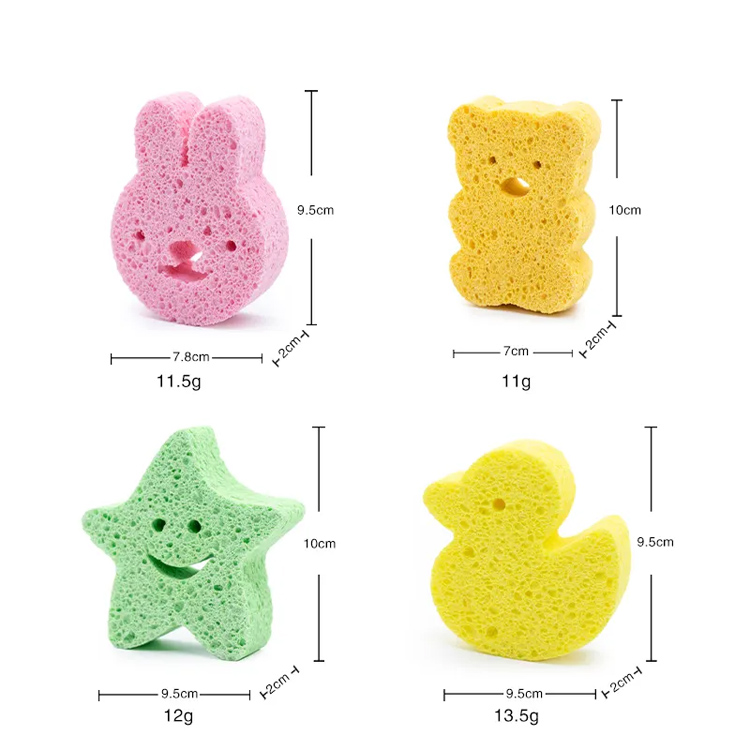Uşaq hamam yuyucu sponge toddler köpük ovucu hamam dəsmal