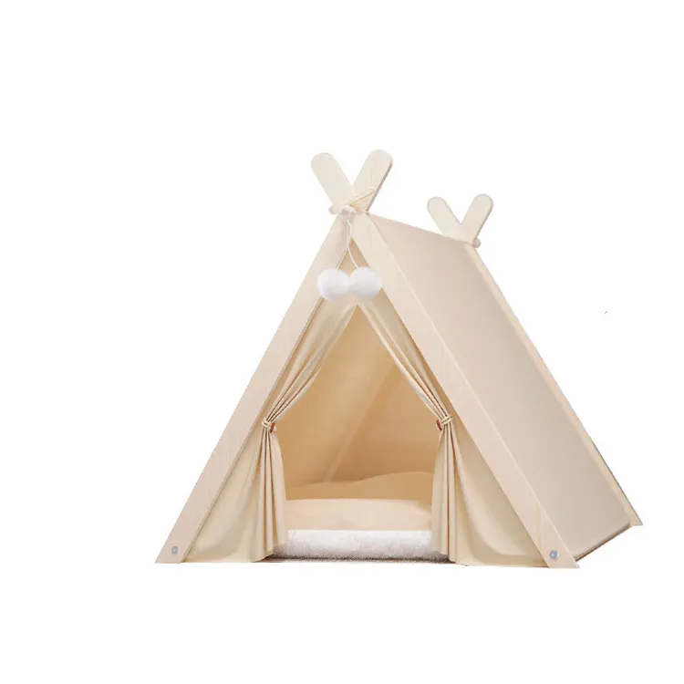 Rahat pet mebelləri portativ teepee çadır evi