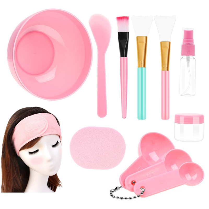 DIY Üz Baxımı Qarışdıran Üz Maskası Qarışdırıcı Kase və Alət Dəsti