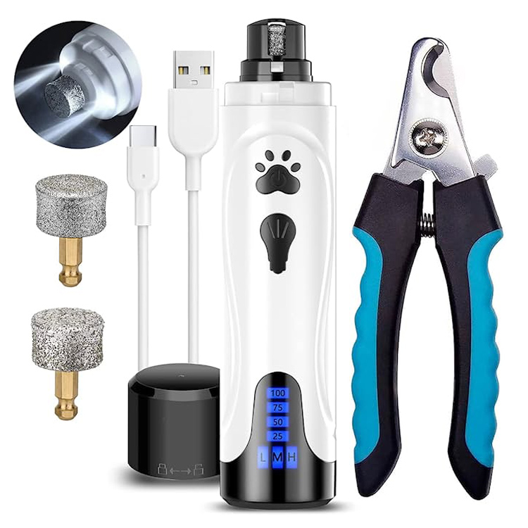 Elektrikli Pet Köpək Dırnaq Daşıyıcı Trimmer və Clipper Kit