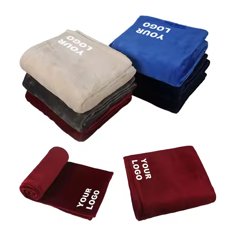 Ekoloji cəhətdən təmiz təbliğat peluşu tüklü mərcan fleece yorğan