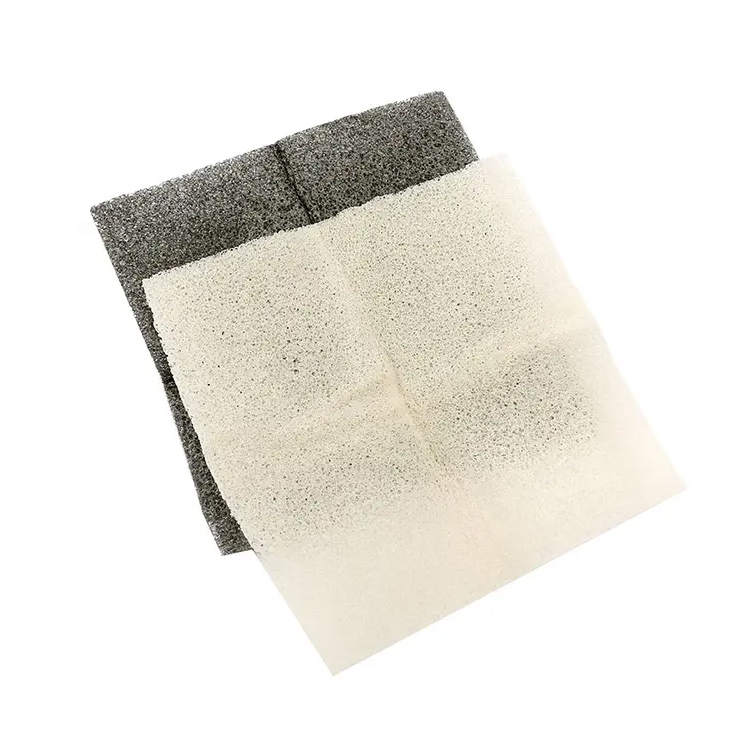 Üz təmizləyici konjac dəsmal kvadrat konjac süngər dəsmal