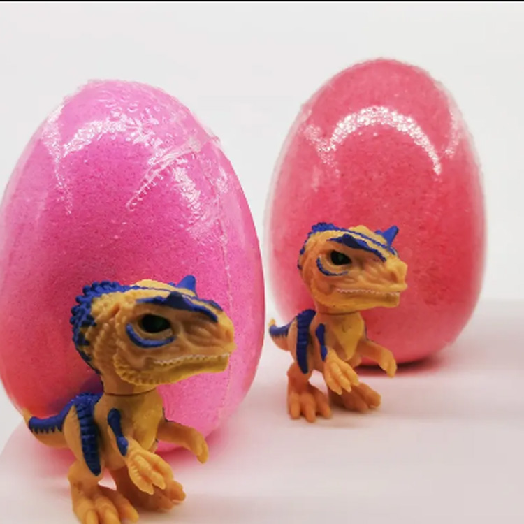Çiçək ətirli baloncuk fizzies dinozavr yumurta şəkli hamam bombası