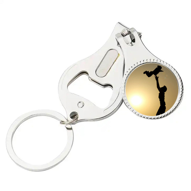 Qatlanan əl ucu açar düymə dırnaq qayçı dırnaq kəsiciləri