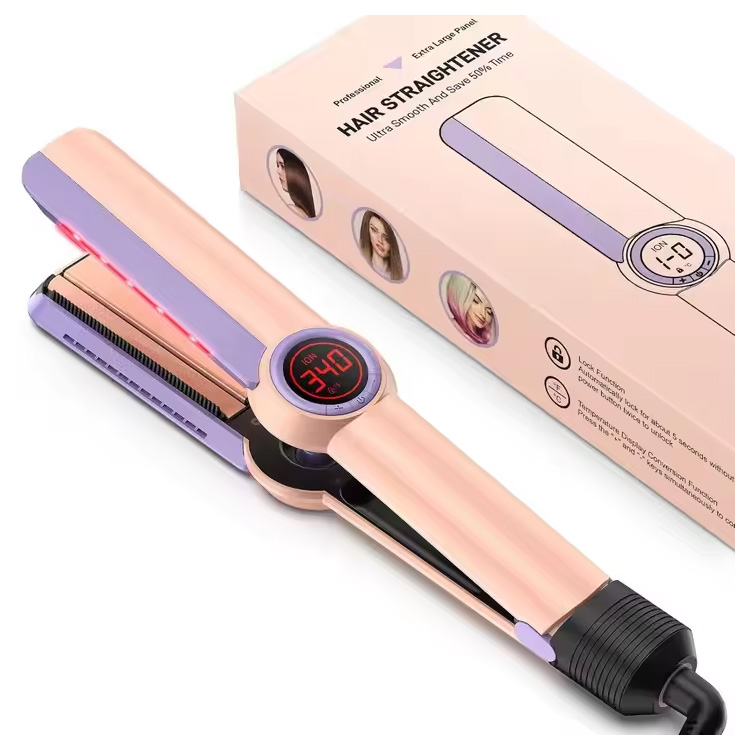 Yüksək performanslı saç düzümü geniş plitələr düz dəmir