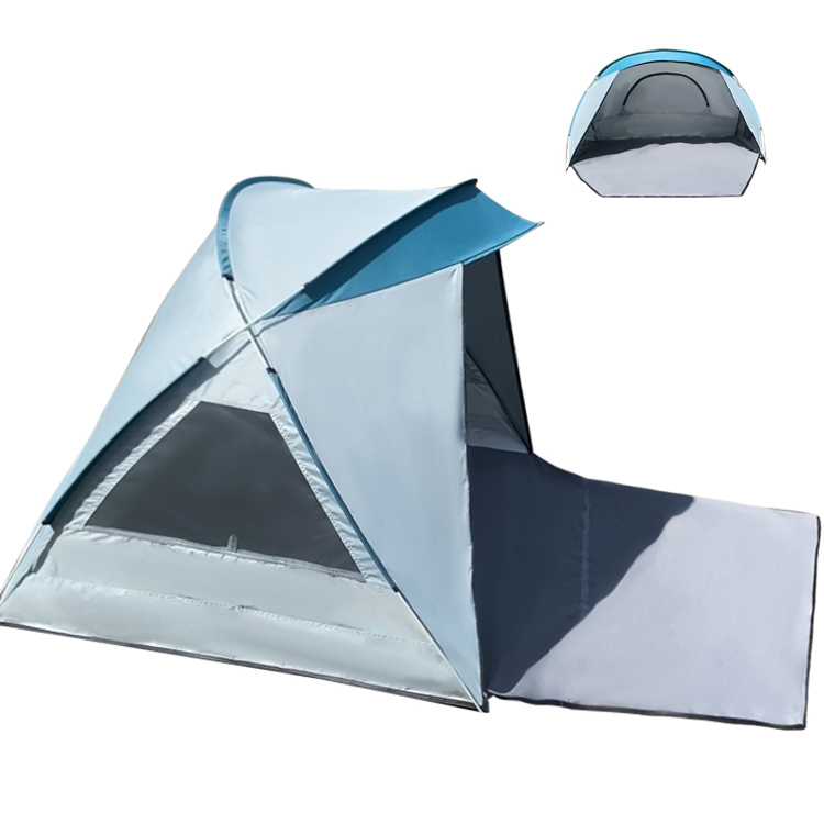 Yüksək keyfiyyətli 4-Yetkin sürətli açılan Glamping Açıq çimərlik çadırı