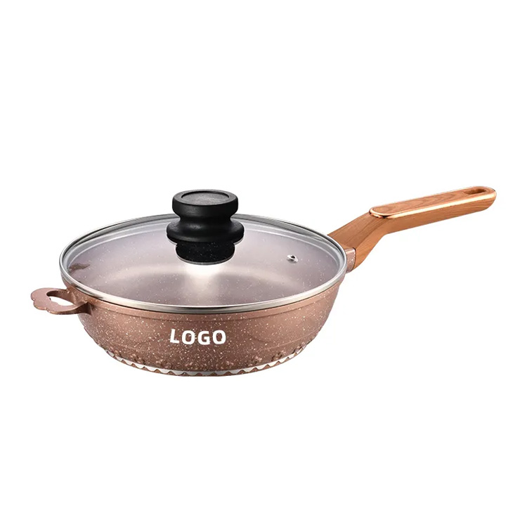 Yüksək keyfiyyət Nonstick Coating Alüminium Alaşım Mətbəx Pan