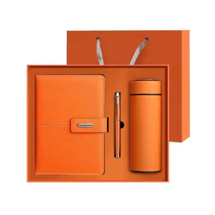 Təqdimat ofis ləvazimatları ilə yüksək keyfiyyətli kağız notebook hədiyyəsi