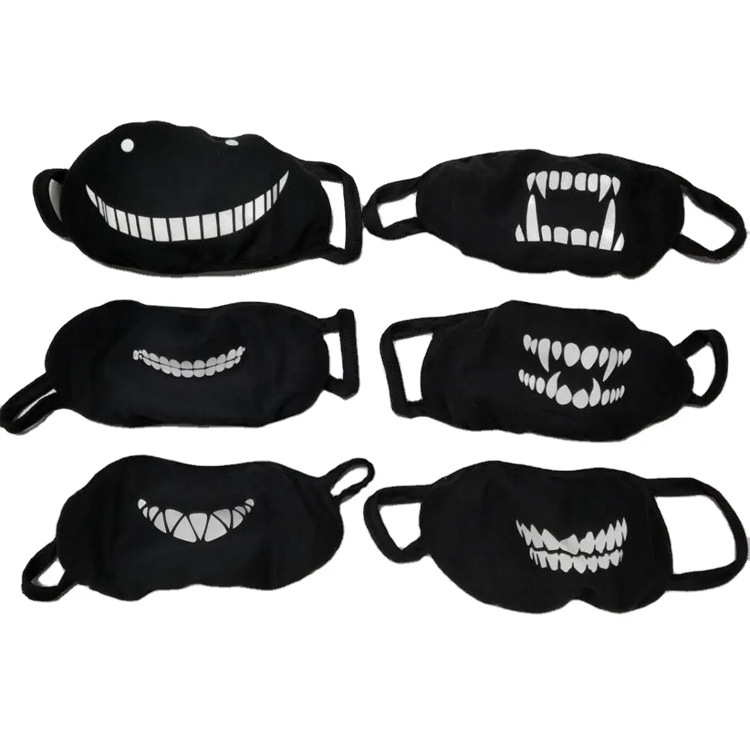 Parlaq vampir dişləri gülməli Halloween Fangs ağız örtüyü