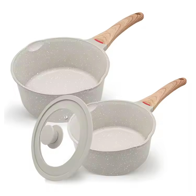 Mini şorba qazana qeyri-ststick suatı 1.5Qt və 1.8Qt souce pan
