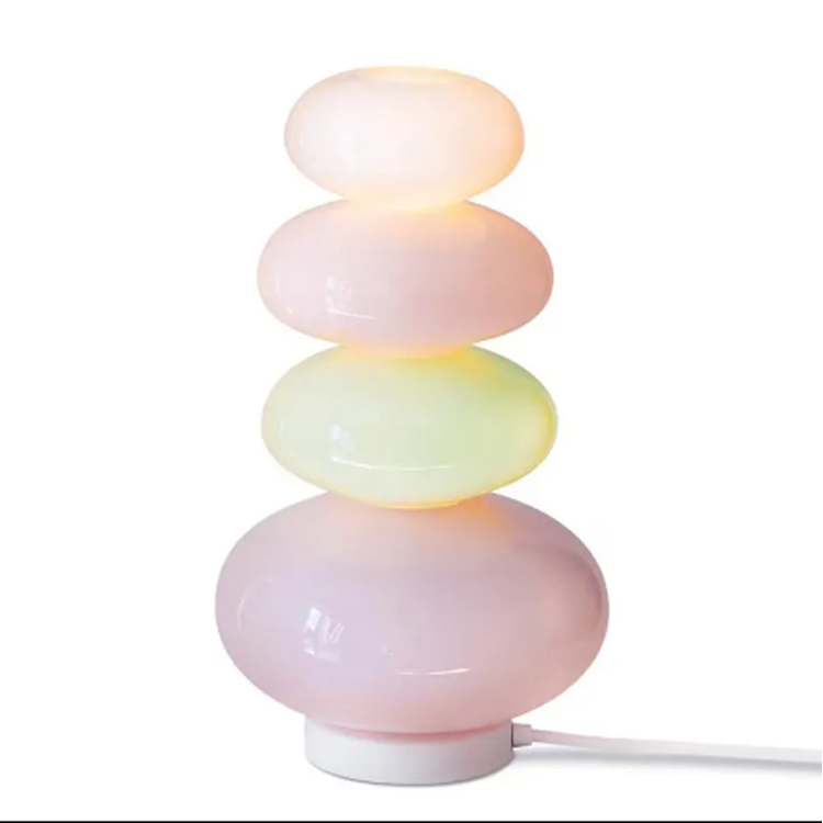 Müasir Moda Konfet Iridescent Macaron Rəngli Stolüstü Lampa