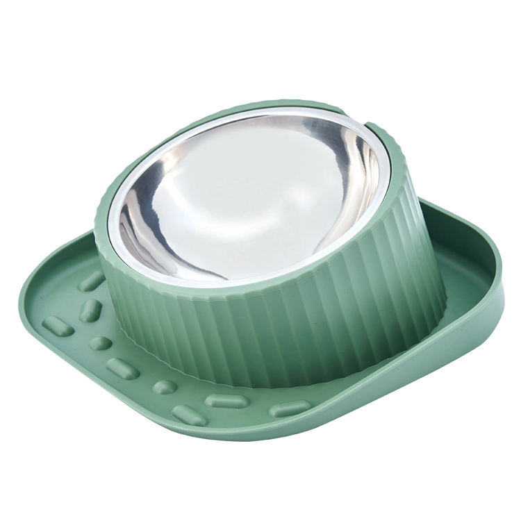 Çoxfunksiyalı lüks paslanmayan poladdan hazırlanmış pet it su qabı