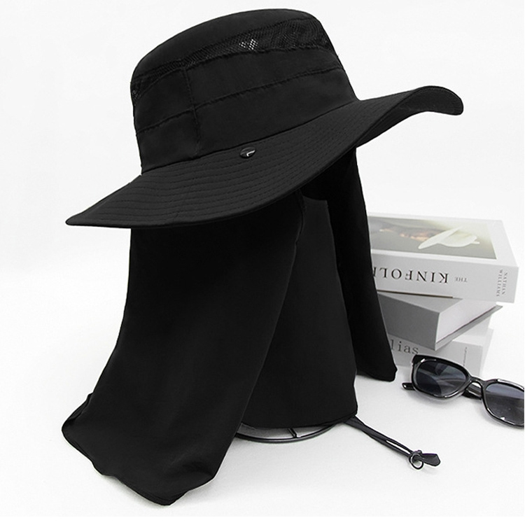 Çoxfunksiyalı açıq yaylı yay soyuducu çömçə şapka sürətli quru