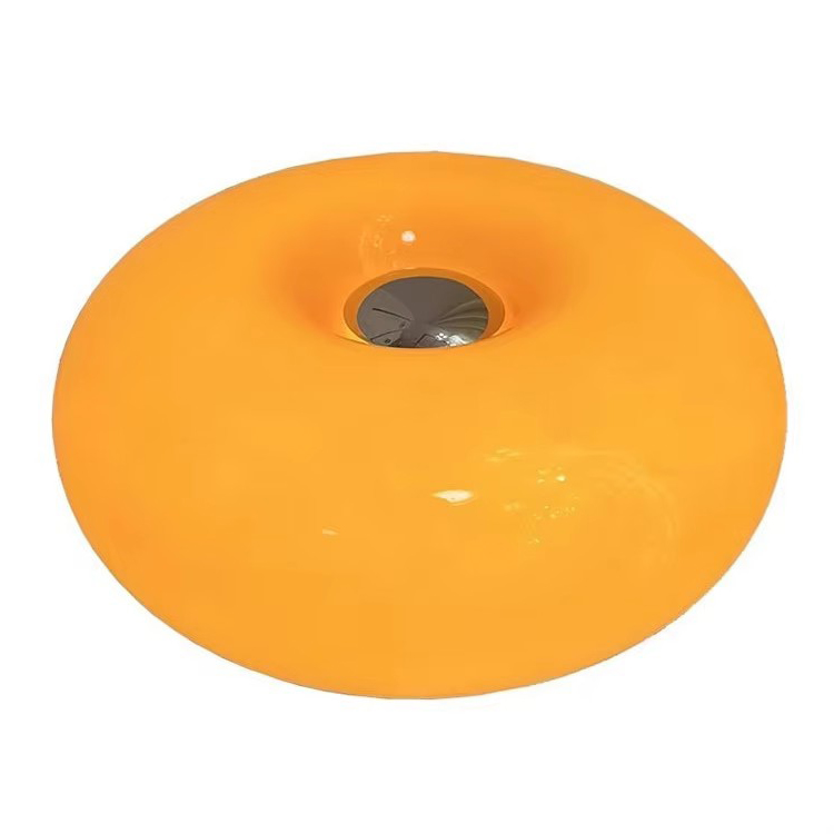 Nordic Lamp Bauhaus Orta əsr Led Şüşə Donut Stol Lampası