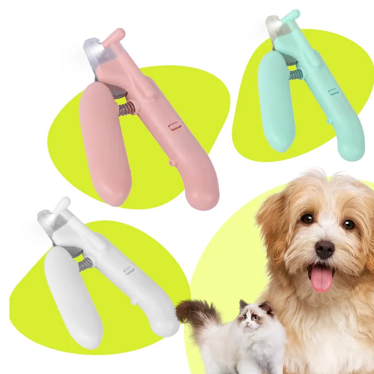 LED Light Pet Claw Baxan Qayçı ilə Heyvan Dırnaq Clippers