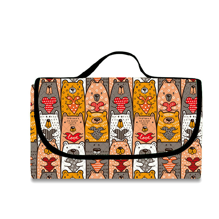 Piknik xalça rulon portativ açıq düşərgə gəzinti mat