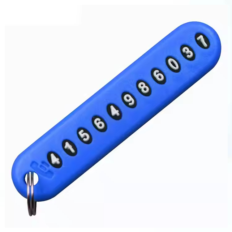 Plate Açar Zəncir Kartı Nömrəsi Şəxsiyyət Nömrəsi Kartı
