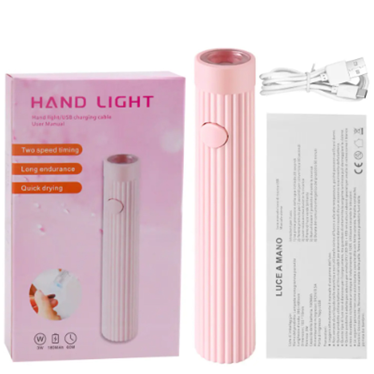 Portativ mini uv LED dırnaq sənətinin əl ilə söz lampası
