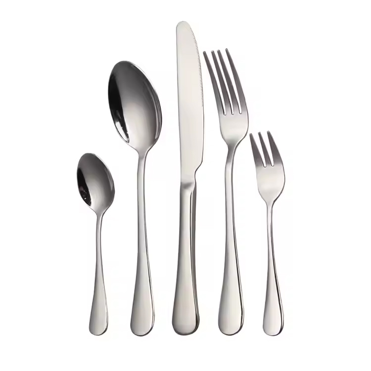 Restoran paslanmayan polad bıçaq çəngəl bıçaq dəsti Silverware