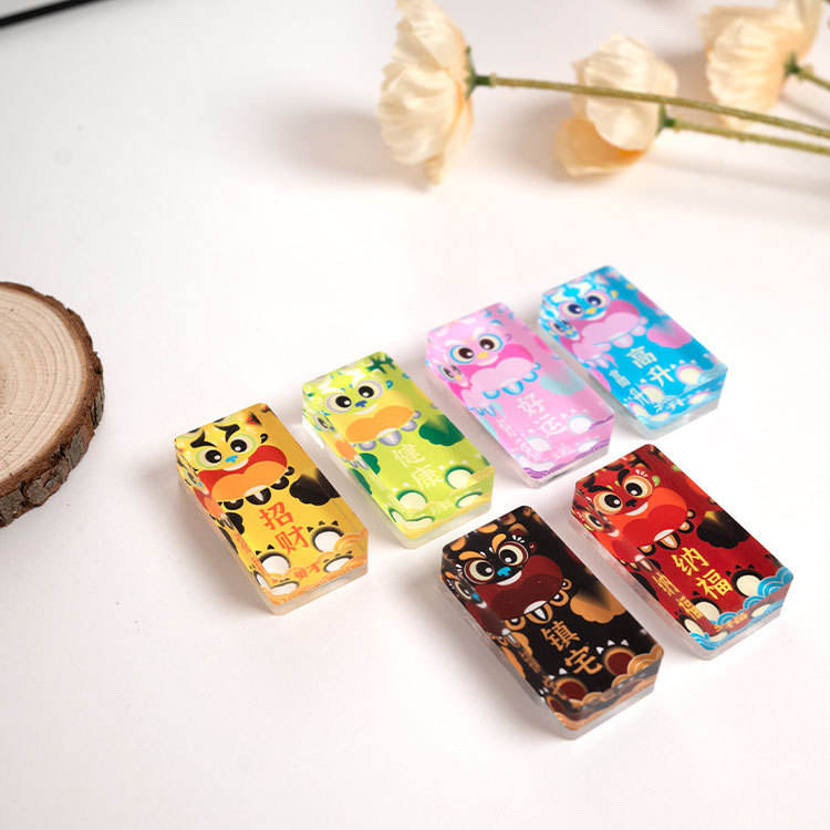 Yumşaq maqnit akril kərpic soyuducu maqnit etiketi