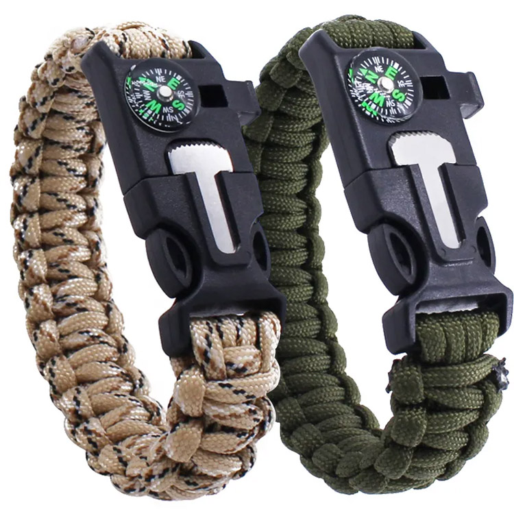 Topdan Nümunə Survival 550 funt taktiki paracord bilərzik